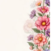 Elegantes Rosa Dankeskarte