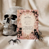 Elegante Pink Halloween-Feier Tasche