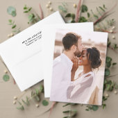 Einfaches Schwarz-Weiß-Rücksendesiegel Adressaufkleber (Personalisieren Sie die Kollektion dieses unabhängigen Creators. Test)