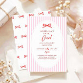 Elegant First Birthday Invitation. Einladung