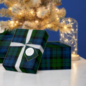 Kariert Green Christmas Rustic Tartan Polyester Weihnachtsbaumdecke (Personalisiere die Kollektion dieses unabhängigen Creators.)