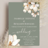 Elegante Hochzeit von Grün und Weiß mit Blumen Runder Aufkleber