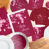 Elegant Sakura Cherry Blossoms Baby Duwer Gefallen Geschenkschachtel