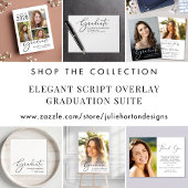 Einladung zur Foto-Script-Graduierungspartei