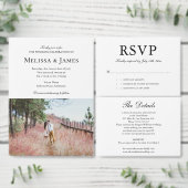 Cheers Elegantes Script Wedding Foto Weinlabel Weinetikett (Personalisiere diese Kollektion eines unabhängigen Creators.)