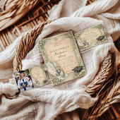 Elegant Veterinary White Coat Graduation Party Einladung