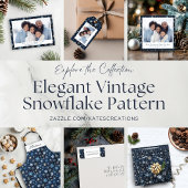 Eleganter Vintager Winter Snowflake Segeln Kaffeetasse