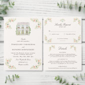 Elegant Script Rococo Wedding Address (Personalisiere diese Kollektion eines unabhängigen Creators.)