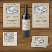 Eleganter Western Boho Wedding Save The Date