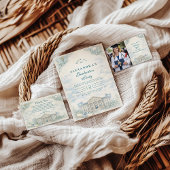 Elegant White Coat Dentist Graduation Party Einladung