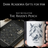 Gothischer Rabenmond Dunkle Akademie Kaffeetasse