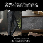 Gothic-Victorian-Raben-Damaskus Krawatte