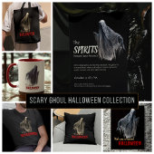 Custom Funny Gothic Horror Spooky Ghost Halloween Tasche