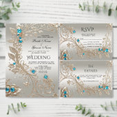 Verzieren Sie den Gold Blue Stones Stone Untersetz Steinuntersetzer (Personalisiere diese Kollektion eines unabhängigen Creators.)