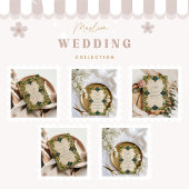 Emerald Baroque Islamic Wedding Einladung