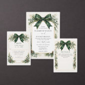 Smaragdbogen Botanische Florale Winterhochzeit Pappteller (Personalisiere diese Kollektion eines unabhängigen Creators.)