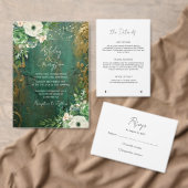 Emerald Green Elegant Rücksendeadresse (Personalisiere diese Kollektion eines unabhängigen Creators.)