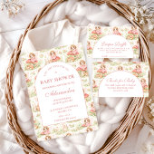 Enchanted Fairy Girl Baby Shower Serviette