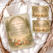 Enchanted Forest Baby Animals Baby Shower Serviette