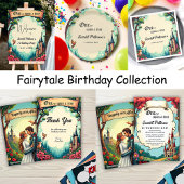 Woodland Enchanted Forest Fairytale Birthday Dankeskarte