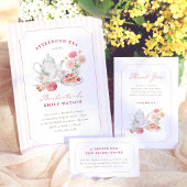 Garten-Teeparty-Brautjunggesellinnenabschied Serviette
