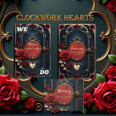 Eternal Elegance – Clockwork Heart Einladung