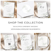 Eukalyptus Wedding Flat Save the Date Card