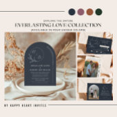 Dauerhafte Liebe | Deep Mauve | Hochzeit Dankeskarte