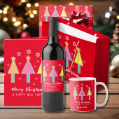Frohe Weihnachtsbäume Künstlerische Kunst Name Mod Kaffeetasse