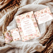 Fairy 1st Birthday Whimsical Garden Pappteller