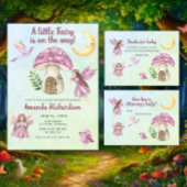 Little Fairy Whimsical Baby Shower Welcome Poster