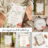 Fairy Enchanted Forest Mushroom Greenery Bloral Serviette