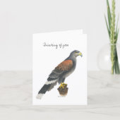 Collection Falcon Note Card Karte (Vorderseite)
