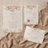 Calligrafie Fall Boho Capture Die Liebe QR-Code Begleitkarte (Personalisiere diese Kollektion eines unabhängigen Creators.)