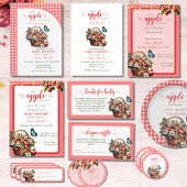 Fall Ernte Apple-Thema-Rücksendeadresse