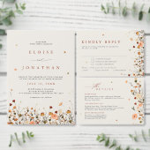 Herbst Wildblume Garden Botanische Boho chische Ho Save The Date (Personalisiere diese Kollektion eines unabhängigen Creators.)