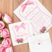 Fancy One Schleife Blumen Kissen