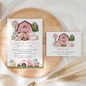Farm Animals, Cute Animals, Barn, First Birthday Wimpelkette