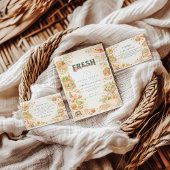 Farm Fresh Market Bridal Shower Serviette