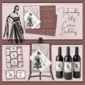 Chic Couture Mode Geburtstags Geschenktüte mittel