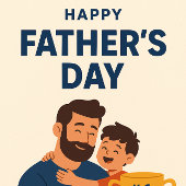 Benutzerdefinierbare Vatertagskarte | Personalisie Karte