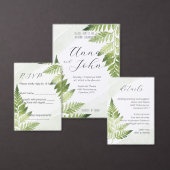 Minimalistisch grüne Fern Runder Aufkleber (Personalisiere diese Kollektion eines unabhängigen Creators.)