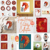 Fire Horse Serviette