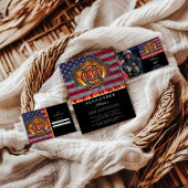 Firefighter Graduation Party Einladung