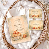 Firefighter Theme Baby Shower Einladung