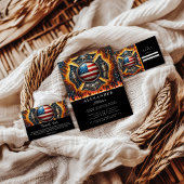 Firefighter Themed Senior Graduation Einladung