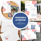 Fireworks & Forever  Runder Aufkleber