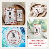 First Knockout Boxing 1st Birthday – Fun Kids Part Einladung