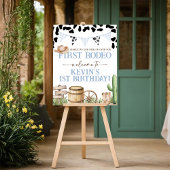 First Rodeo Birthday Bunting Banner Decor