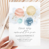 Erste Reise um den Sonnenraum 1. Geburtstag Banner